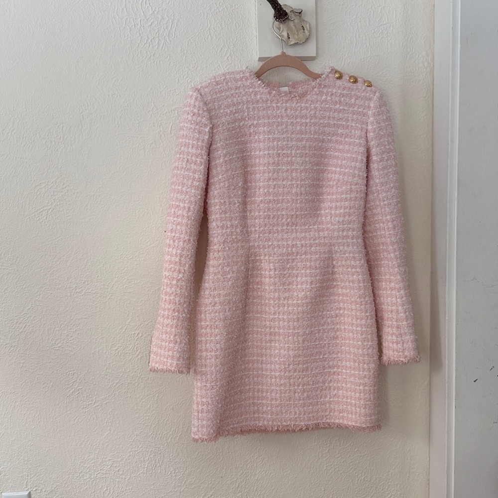 Balmain Short LS Tweed Dress - Picture 3 of 8